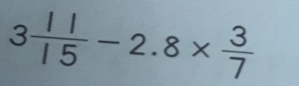 3 11/15 -2.8*  3/7 