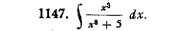 ∈t  x^3/x^4+5 dx.