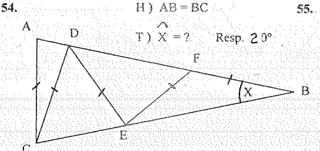 ) AB=BC 55.