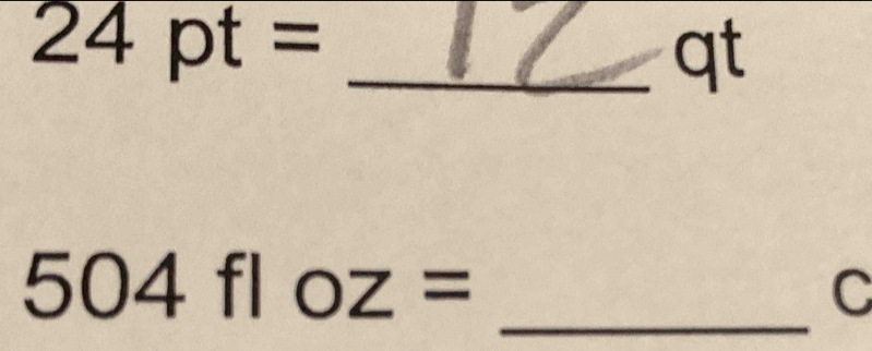 24pt=
qt 
5 1 04fl oz= _C