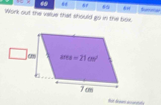 sec x 9D
Summar
Work out the value that should go in the box.
Ri dicrs dcconatiatly