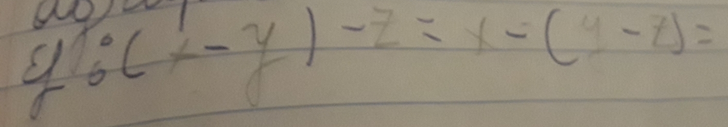 y6(x-y)-2=x-(9-x)=
(O