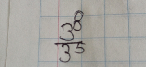  3^8/3^5 