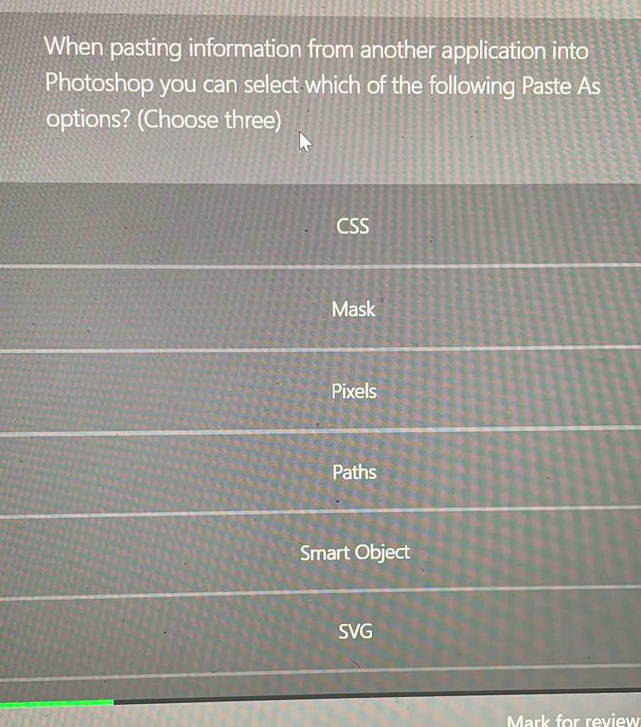 Solved: When pasting information from another application into ...
