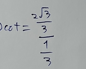 v_0t=frac  2sqrt(3)/3  4/3 