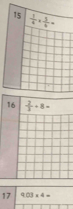 17 9.03* 4=