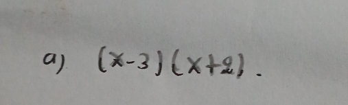 (x-3)(x+2).