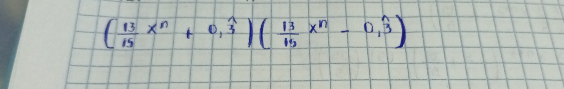 ( 13/15 x^n+0, 3/3 )( 13/15 x^n-0,widehat 3)