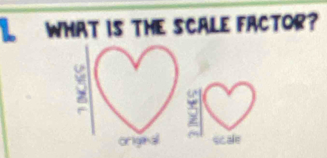 WHAT IS THE SCALE FACTOR?
2
scale