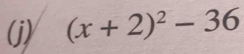 (x+2)^2-36