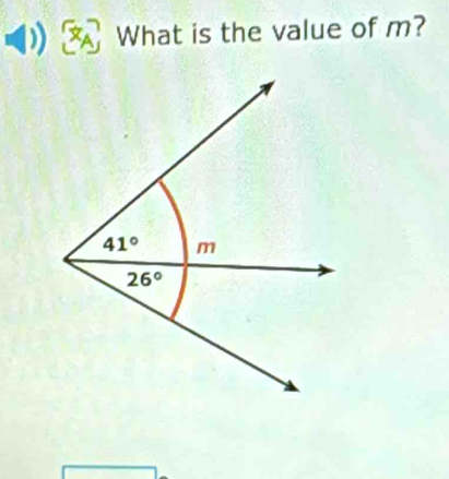 What is the value of m?