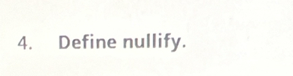 Define nullify.