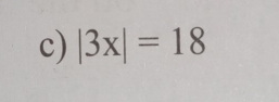 |3x|=18