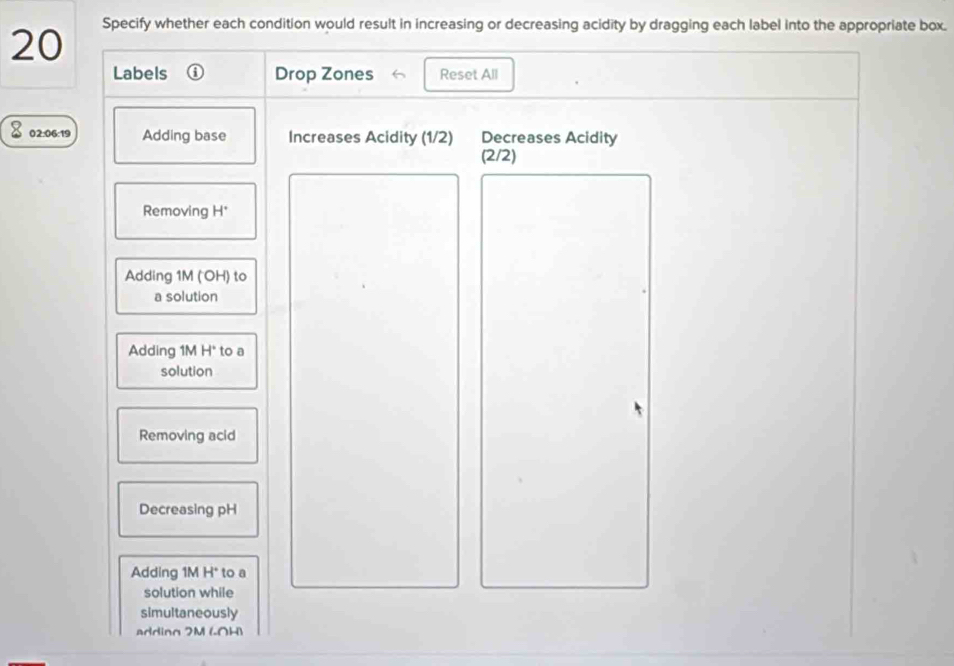 Solved: Specify whether each condition would result in increasing or ...