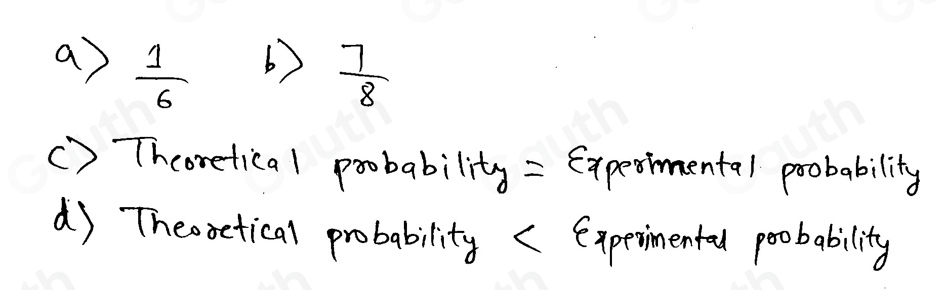 Solved: A number cube is rolled 24 times and lands on 2 four times and ...