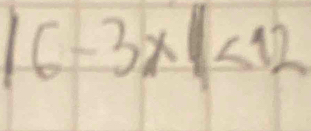 |6-3x||<12</tex>