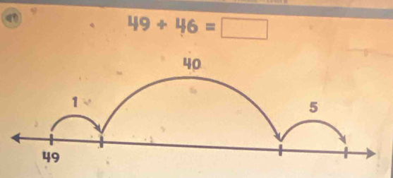 49+46=□