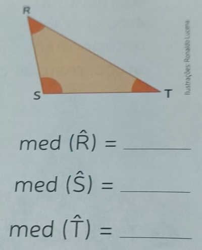 med(hat R)= _
med(hat S)= _
med(widehat T)= _