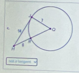 not a tangent