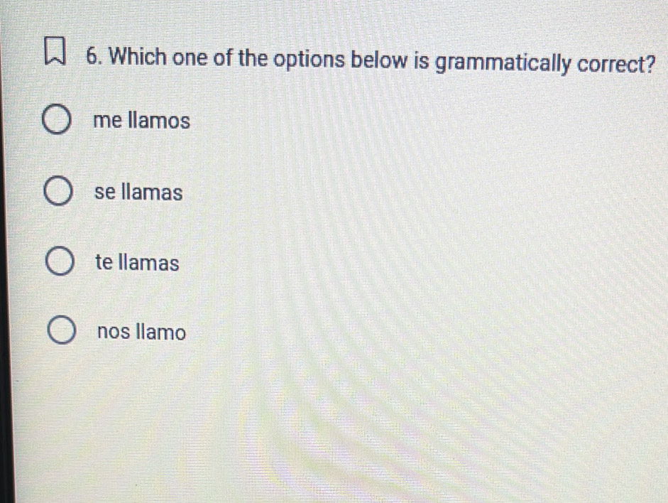 Solved: Which one of the options below is grammatically correct? me ...