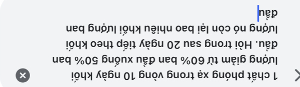 chất phóng xạ trong vòng 10 ngày khối X
lượng giảm từ 60% ban đầu xuống 50% ban 
đầu. Hỏi trong sau 20 ngày tiếp theo khối 
lượng nó còn lại bao nhiêu khối lượng ban 
đầu