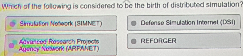Solved: Which of the following is considered to be the birth of ...