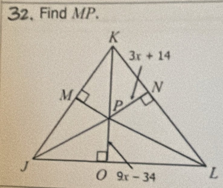 32, Find MP.