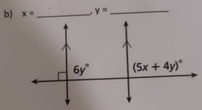 x=, y= _