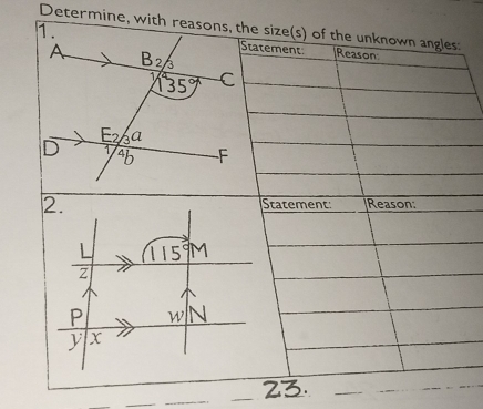 Determine, with rea
23.