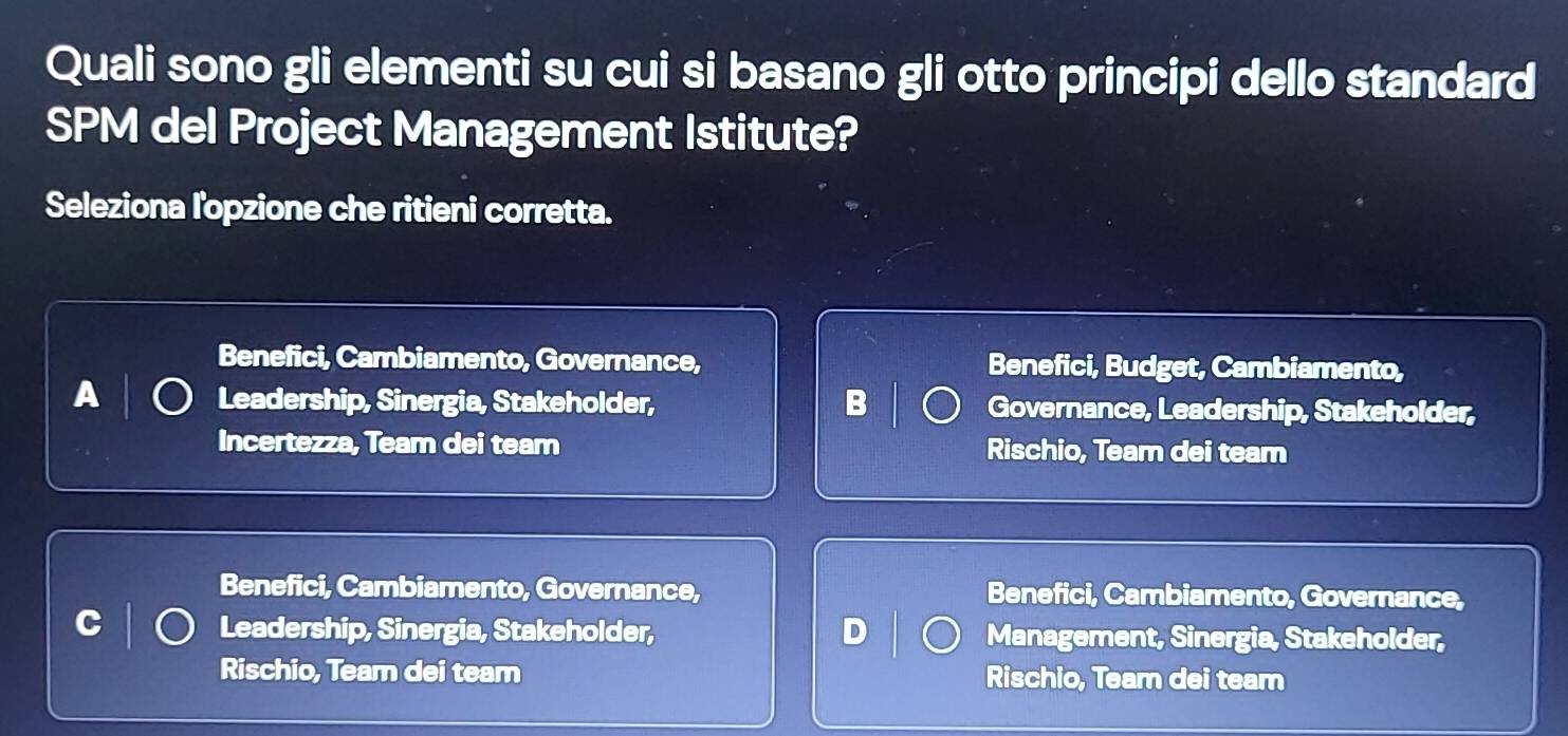 Risolto:Quali sono gli elementi su cui si basano gli otto principi ...