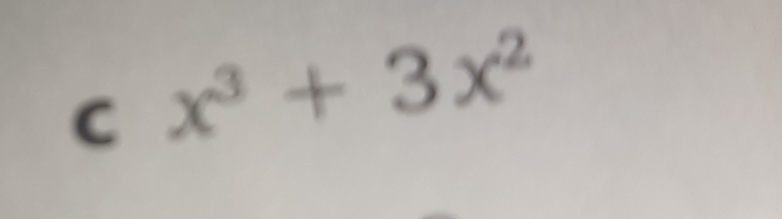 x^3+3x^2