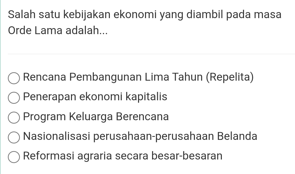 nasionalisasi perusahaan belanda pada masa orde lama
