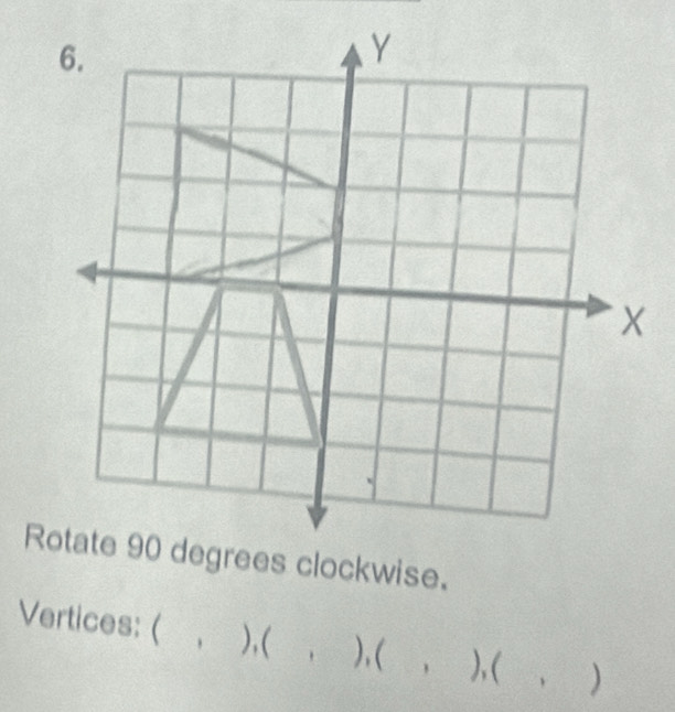 Vertices: ( ), ( ), ( ), ( 、 )