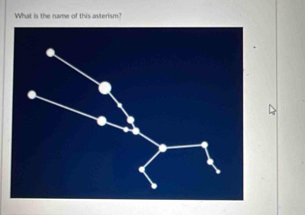 What is the name of this asterism?