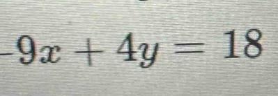 -9x+4y=18