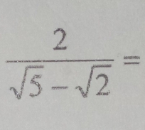  2/sqrt(5)-sqrt(2) =