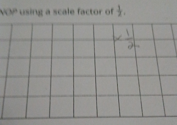 NOP using a scale factor of  1/2 ,