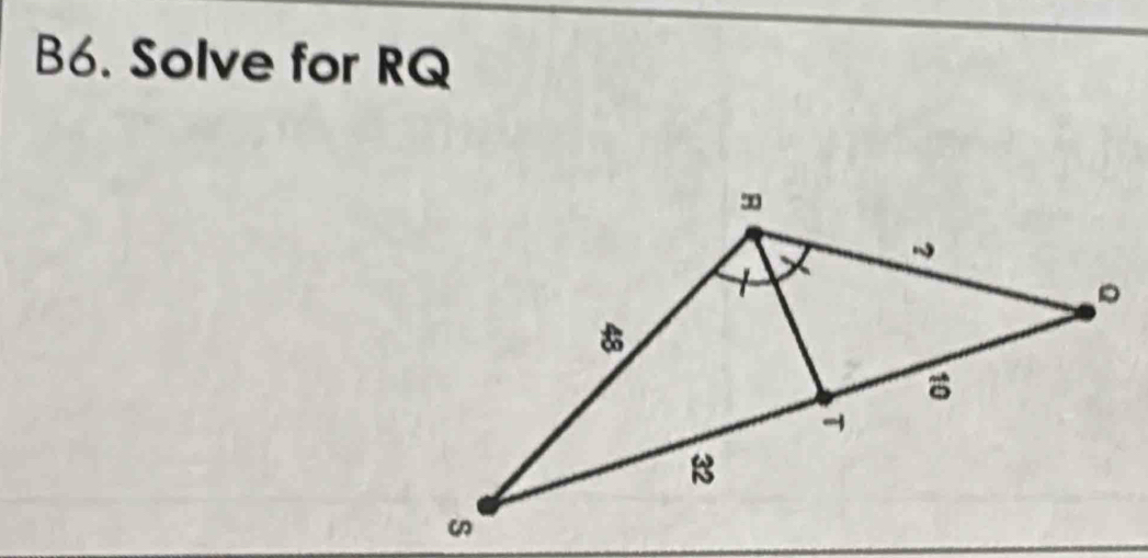 B6. Solve for RQ