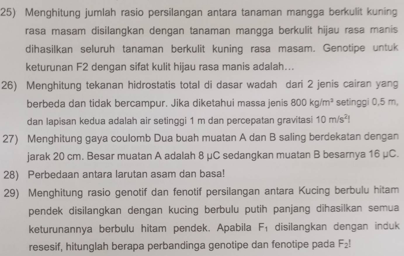 Telah dijawab:Menghitung jumlah rasio persilangan antara tanaman mangga ...