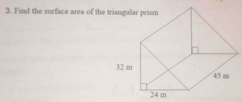 Find the surface area of the