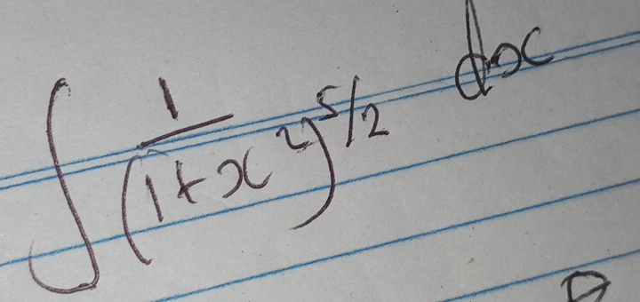 ∈t frac 1(1+x^2)^5/2