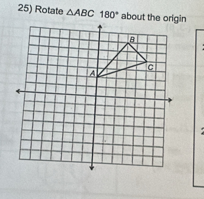 Rotate △ ABC180°