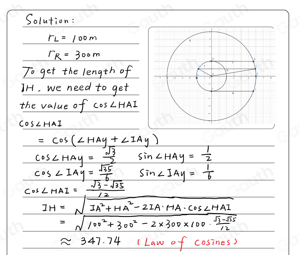 Solved: Example: A ferris wheel is elevated 1 m above ground. When a ...