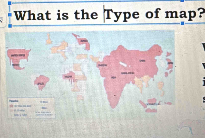 What is the Type of map?