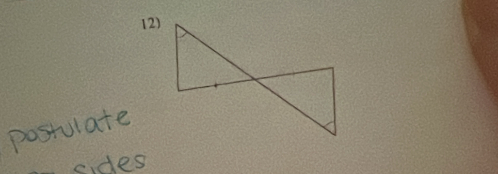 postulate 
sides