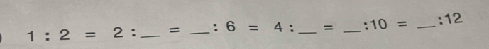 1:2=2 : _= _ :6=4 : _= _ 10= _:12