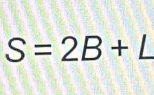 S=2B+ □ _