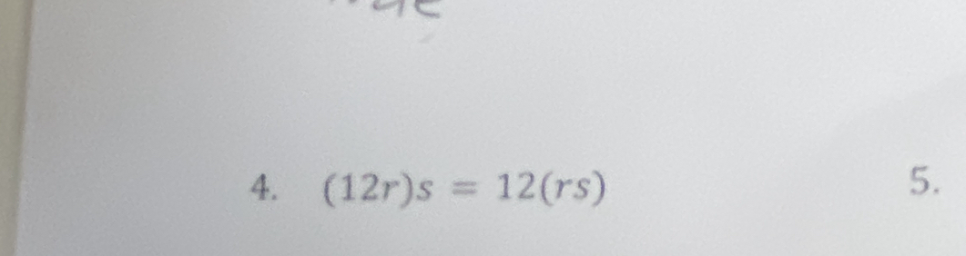 (12r)s=12(rs) 5.