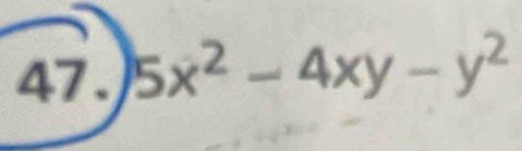 5x^2-4xy-y^2