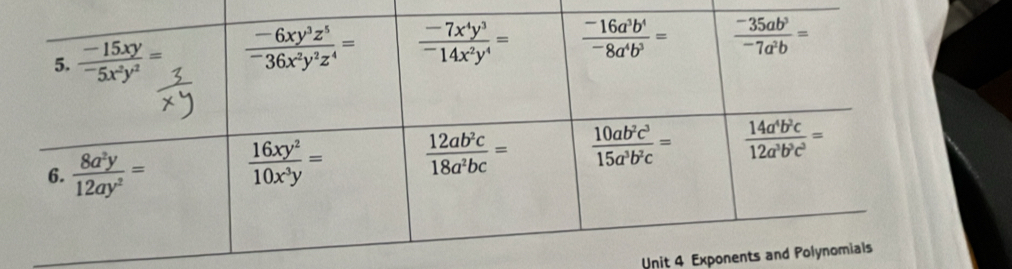 Exponents